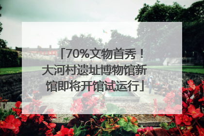 70%文物首秀！大河村遗址博物馆新馆即将开馆试运行